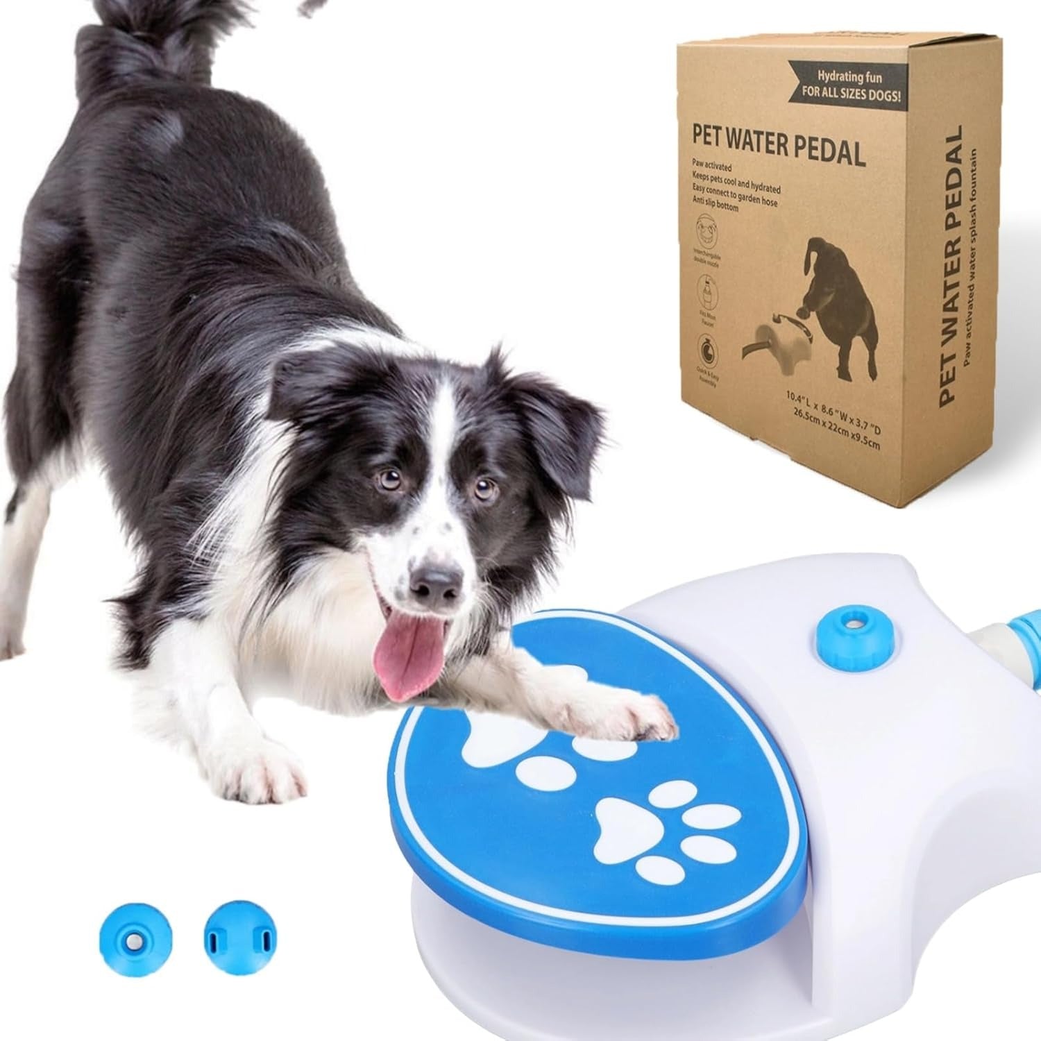 Outdoor Dog Automatic Drinking Water Fountain Step On