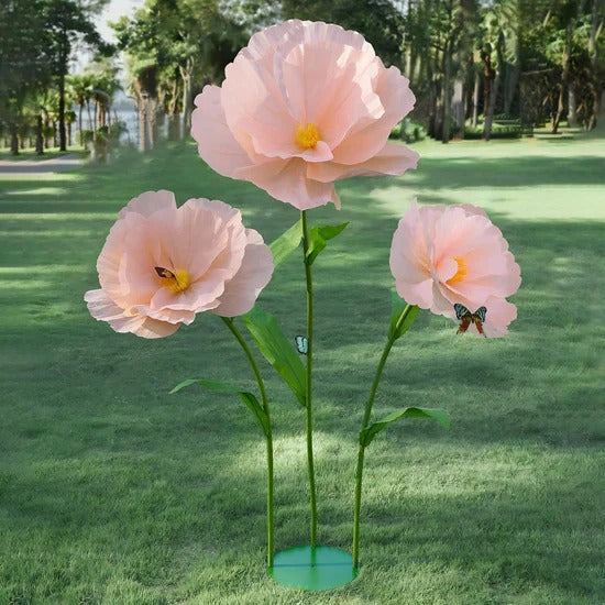Giant Artificial Poppy Flower 5.8FT 🌼