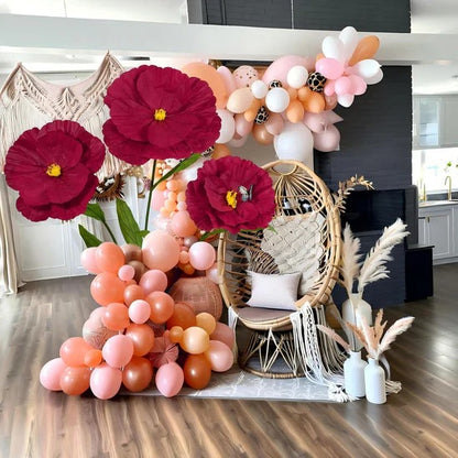 Giant Artificial Poppy Flower 5.8FT 🌼
