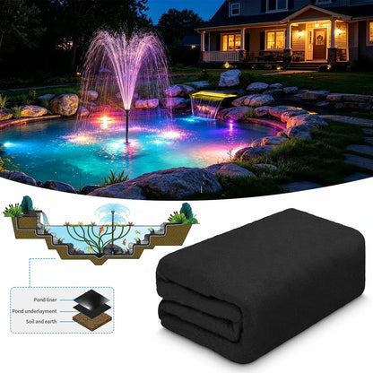 Solar Pond Filter Fountain with Battery